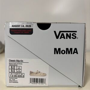Vans MOMA NWT